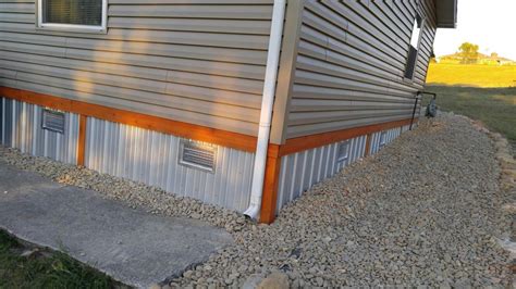 metal raised house skirting|lowe's skirting for mobile home.